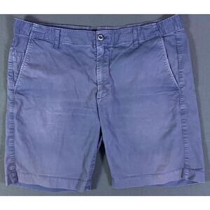 Psycho Bunny Stretch Cotton Blend Stretch Shorts Diego B6R790J1CE Slate 38 8.5"